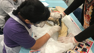 Students preparing for the Dare to Dream Leadership Conference