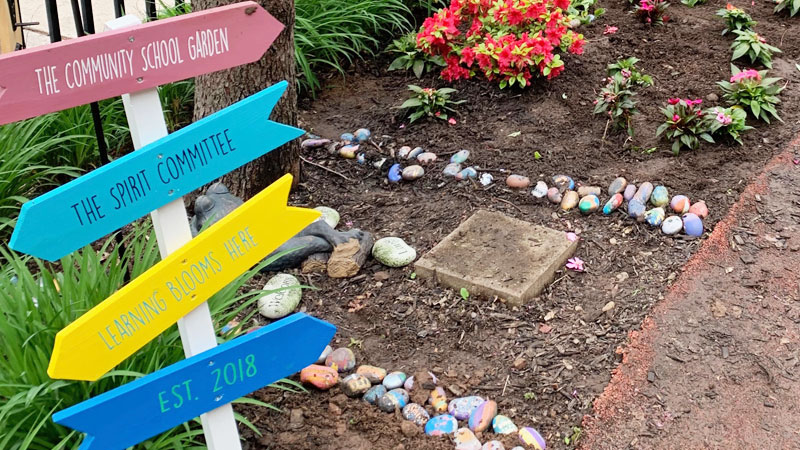 Student Rock Garden